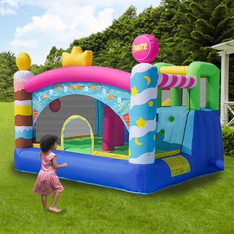 

Children's inflatable castle household indoor small trampoline paradise slide trampoline paradise naughty castle