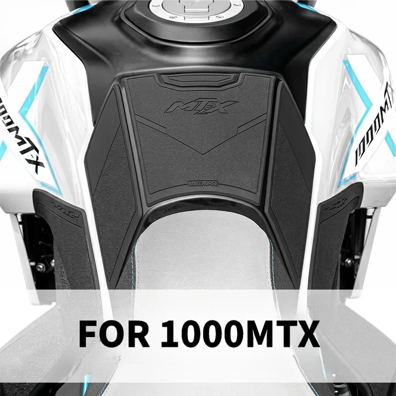 For CFMOTO 1000MT-X 1000 MTX Motorcycle Fuel Tank Pad Set Matte Rubber Sticker Anti Slip Knee Grip Gas Tank Protector