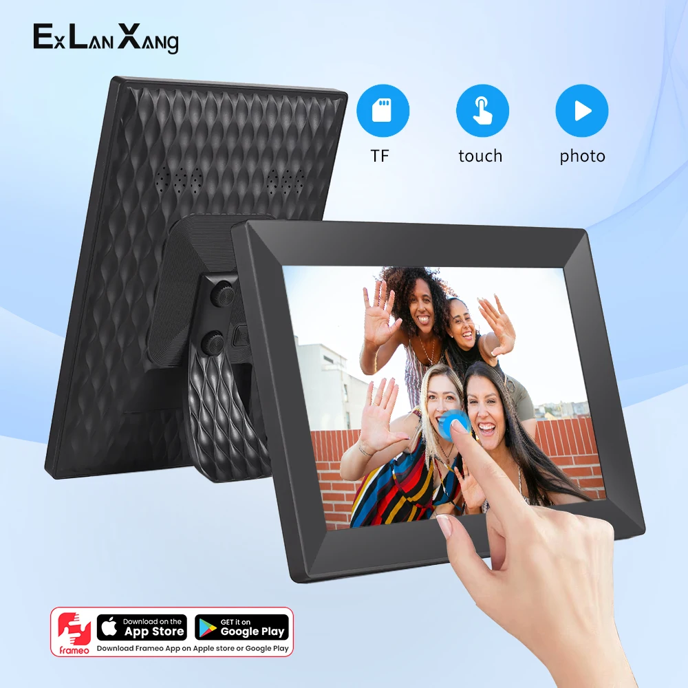 إطار صور رقمي ، إطار صورة واي فاي ، ألبوم صور إلكتروني ذكي ، هدية مدمجة بسعة 16 جيجابايت ، جديد ، من Frame"