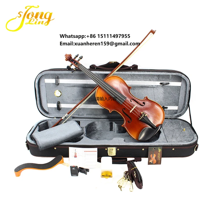 

Music China Handmade Distressde Violin with Highgrade case String Music Instrument (TL007-1)