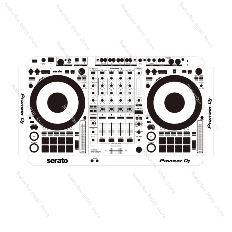 DJ controller protective film DDJ-1000 SRT disc lighter skin sticker can be customized