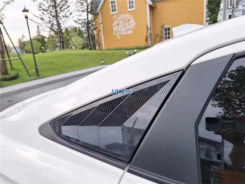 Car Rear Window Blind Trunk Fog Light Spoiler Styling View Mirror Trim Hood Strip Tail Wing For Toyota Vios/Yaris Ativ 2023 +