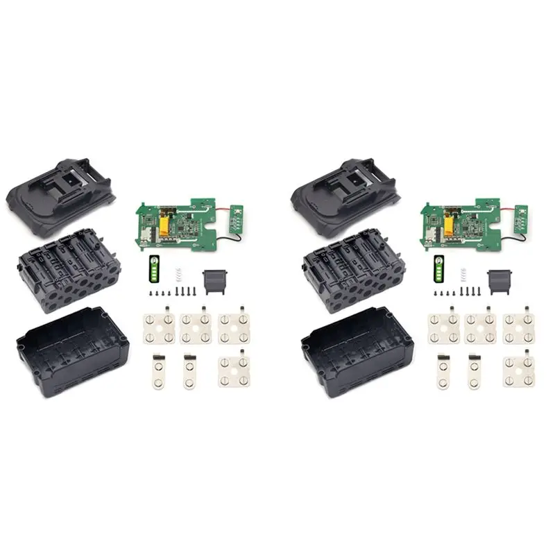 ABUH-2X BL1830 LI- Battery Plastic Case Protection Board PCB Input 21700 Battery For 18V Battery BL1850 BL1830