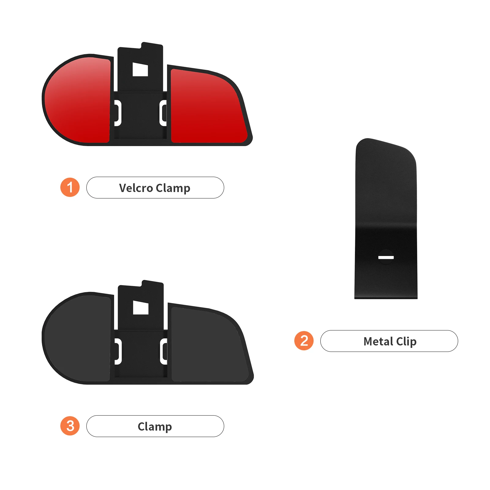 Fodsports FX7 Clip Sets Motorcycle Accessorier Bracket Clip Holder Only Suit for FX7 Motorcycle Helmet Bluetooth Intercom