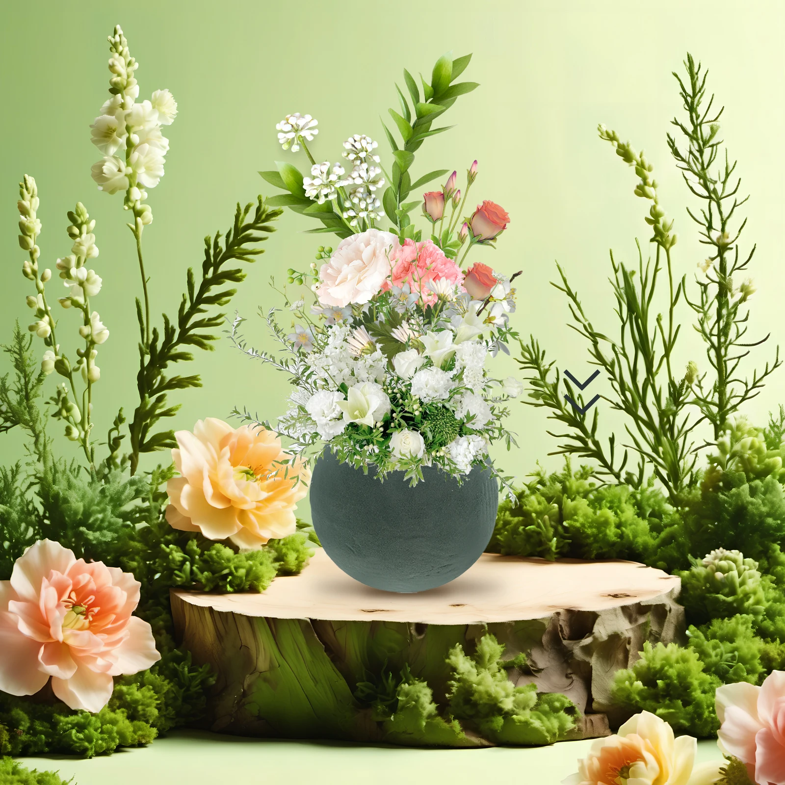 

2pcs Round 15Cm Water Absorbing Foam Sphere For Diy Floral Arrangements Wedding Decoration Craft Florist Supplies Green