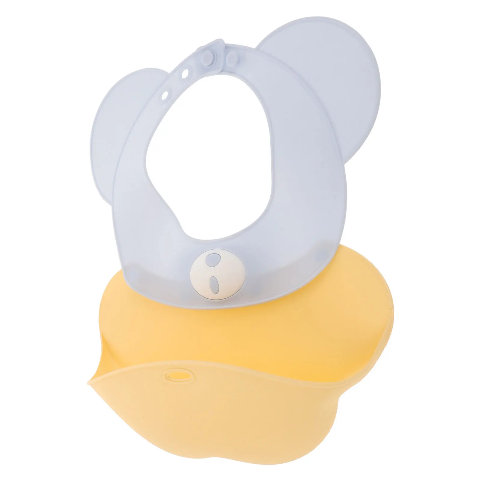 

1Pcs Lightweight Baby Silicone Bibs Cute Design Feed Bib For Infant Adjustable Drool Bibs Waterproof Baby Girl Essentials