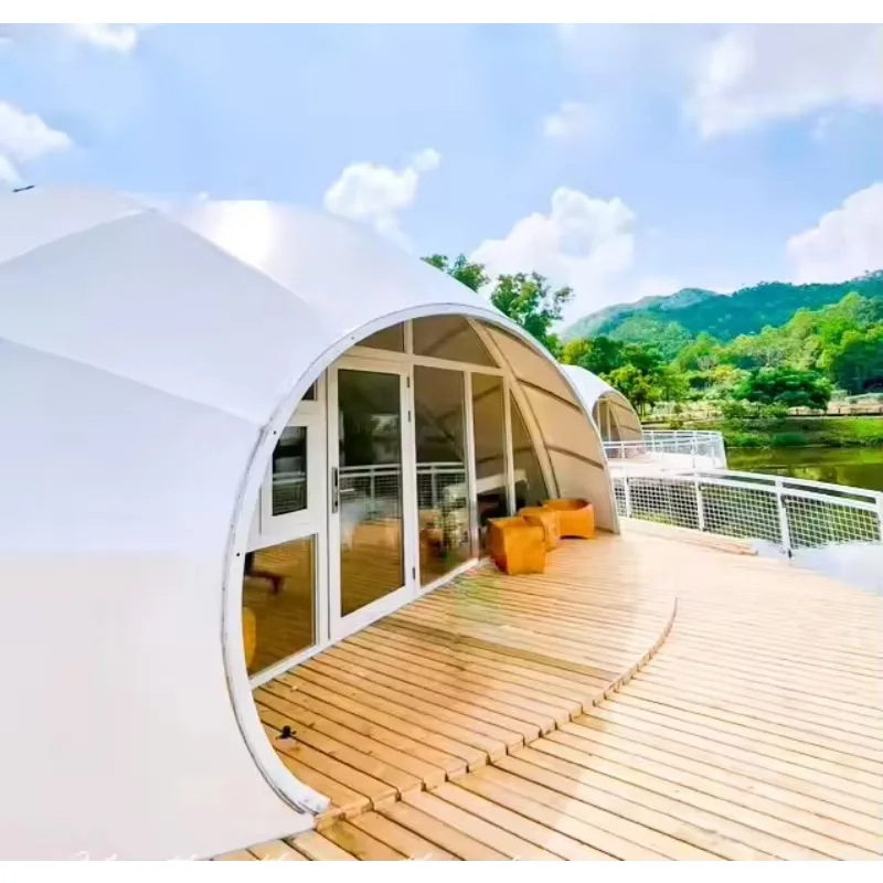 Luxury Vacation Camping Hotel Outdoor Seaside Wind-resistant Tents Camping