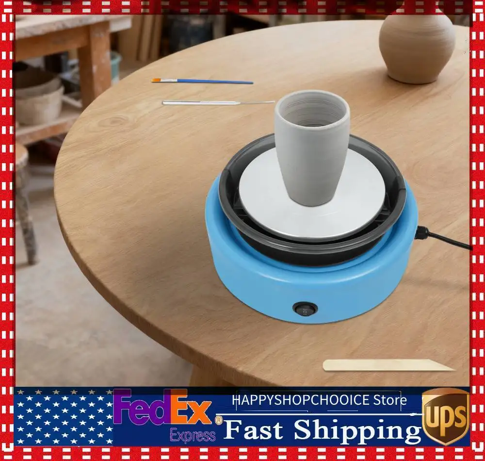

Mini potter's wheel (entry-level model), adjustable-speed pottery wheel, mini potter's wheel with foot switch