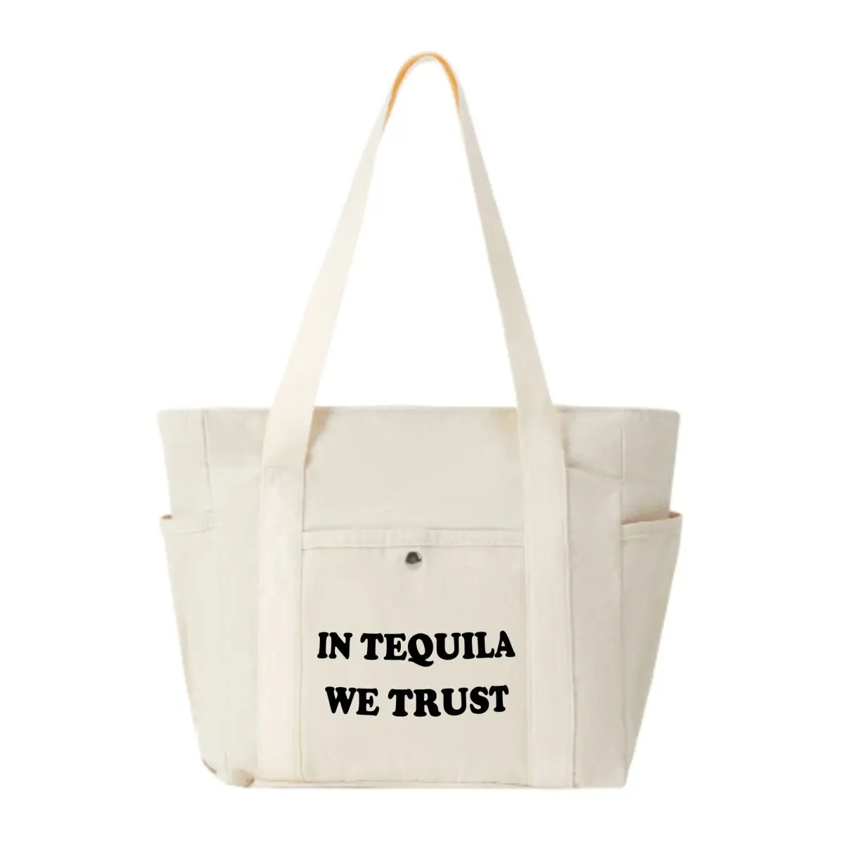 

In Tequila We Trust Slogan Casual Multi-Pocket Tote – Perfect for Work Commutes