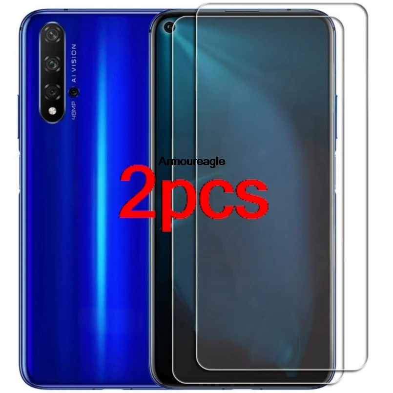 

2 шт. для Huawei Honor 20 Pro, прозрачное закаленное стекло HD, защитная пленка для экрана Honor20 20Pro YAL-AL10 L41 L21 AL00