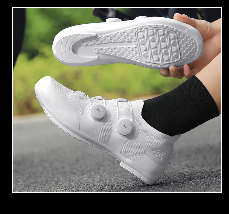 Professionelle Männer Radfahren MTB Schuhe Route Stollen Geschwindigkeit Rennrad Sneaker Racing Frauen Flache Fahrrad Berg Spd Radfahren Schuhe – Detail 13