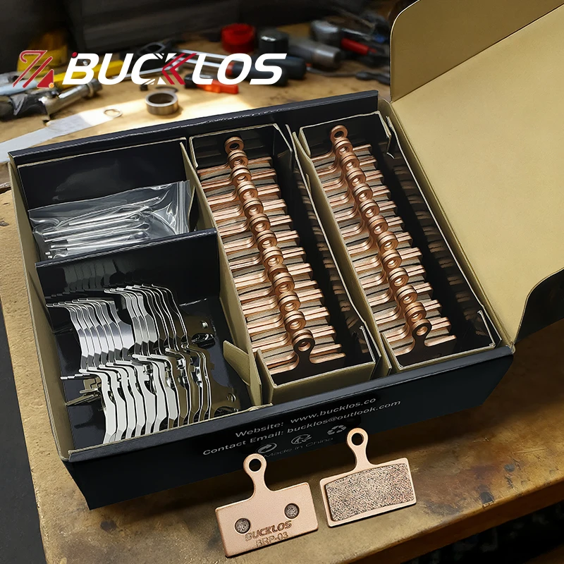 

25 пар велосипедных дисковых тормозных колодок BUCKLOS BRP-03, керамические велосипедные гидравлические тормозные колодки из смолы для SHIMANO G01S G05S MTB дисковые тормозные колодки