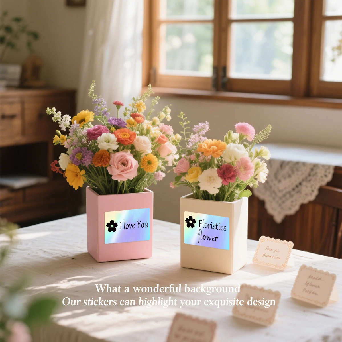 Label Printer Laser Sticker Self-Adhesive Paper 500pcs 57*32mm Waterproof Tear-Resistant Replacement For Office Kitchen School