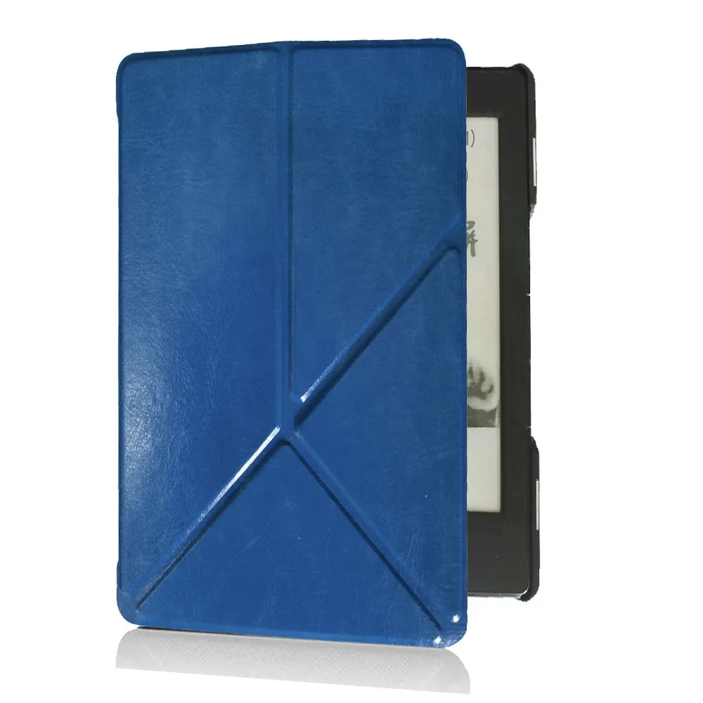 Multi Angle Folding Stand Protective Case PU Leather Anti Scratch Folio Cover for Kindle 5/4th Gen (Model:D01100) 2011