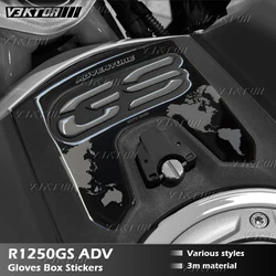 3D R1250GS Adventure Sticker Gloves Box Protection Decals For Rallye R 1250 GS Adventure R 1250GS ADV 2018-2024