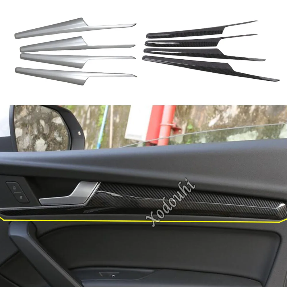 

Car Body Styling Cover Detector Armrest Handrail Inner Door Bowl Trim Strip Frame For VW Audi Q5 Q5L 2018 2019 2020 2021 2022