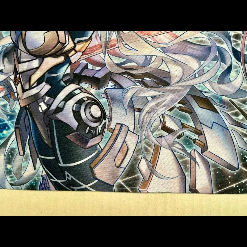 620x265mm Diy Yu-Gi-Oh! Sky Striker Mobilize-Linkage! Different Painting Playmat 2mmNoSeamEdge Battle Rubber Board Game Card Mat view 5
