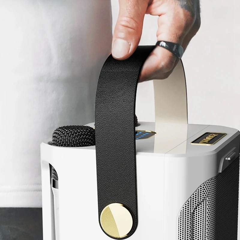 DYJ-zpHigh Power Karaoke Altavoz Bluetooth Portátil 360 Estéreo Surround Subwoofer Inalámbrico Impermeable con Doble