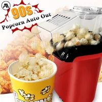Home Hot Air Popcorn Maker - Healthy & Oil-Free Popper Machine