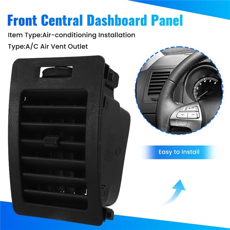 

AB16-Left/Right Front Central Dashboard Air Vent Panel Air Conditioning Outlet Grille For Toyota Hilux VIGO 2004-2015