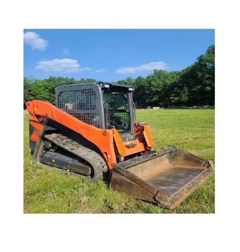 Open Cabin Wheel Skid Steer Loader Easy Operation Stable Hydraulic Output Farm Vegetable Base Loading Outdoor Construction