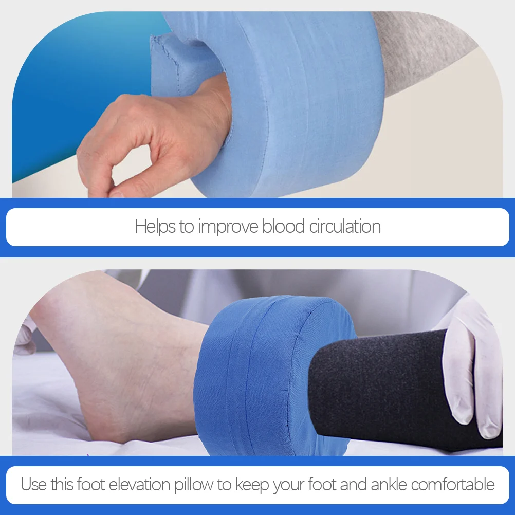 2Pcs Foot Ankle Elevation Pillow Patient Turning Device Pressure Sore Cushion