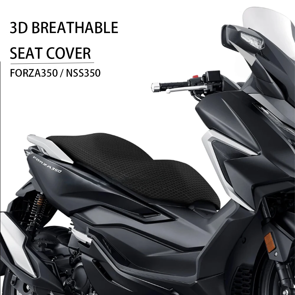 For Honda Forza 350 Forza350 NSS 350 NSS350 2021 Motorcycle Accessories Breathable Fabric Saddle Protecting Cushion Seat Cover