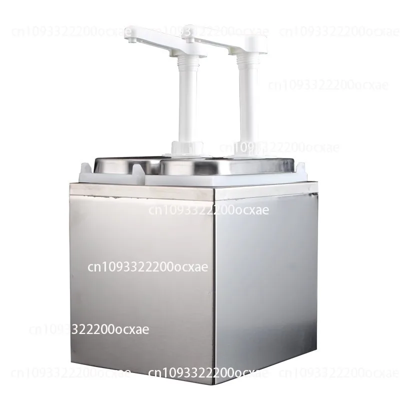 

Stainless steel sauce pump for bubble tea shop, jam syrup press bottle, extrusion quantitative hand pressure type