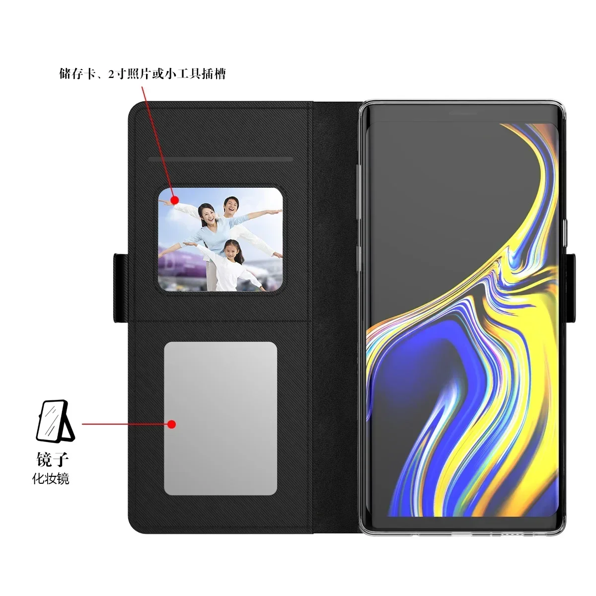 For Asus ROG Phone 9 8 Pro Case Luxury Flip PU Leather Wallet Magnetic Adsorption Case For Asus ROG Phone 8 7 6 5 5S Pro Shell