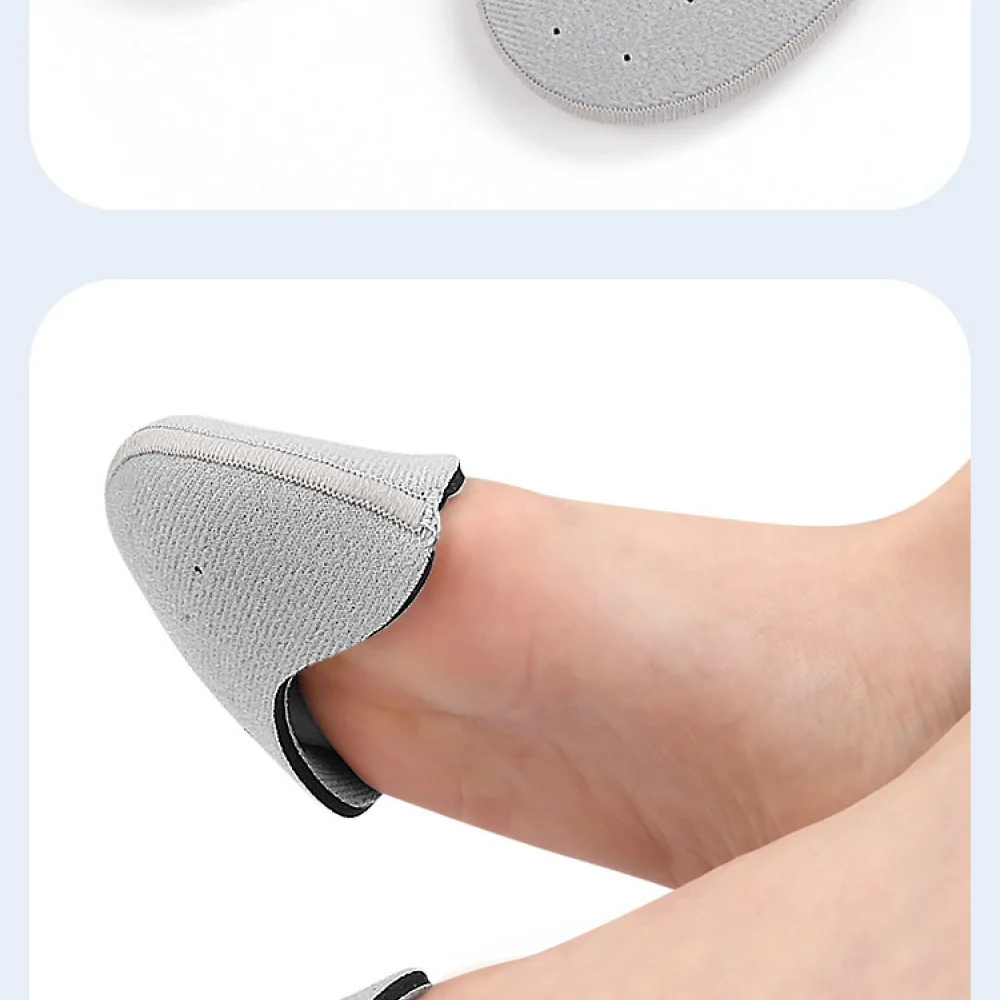Pointe Shoes Toe Pads Soft Silicone Forefoot Cushion Breathable Dance Protective Gear Gel Insole For Painless Dancing
