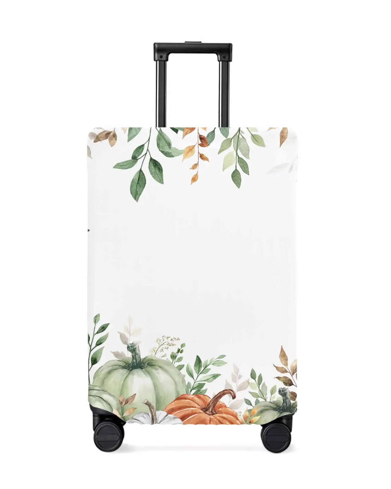 Thanksgiving Autumn Eucalyptus Stretch Suitcase Protector Baggage Dust Case Cover For 18-32 Inch Travel