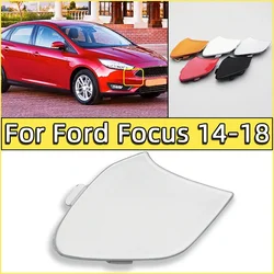 Front Bumper Tow Hook Eye Cover Lid For Ford Focus MK3.5 2014 2015 2016 2017 2018 Towing Hook Hauling Trailer Cap Garnish Trim