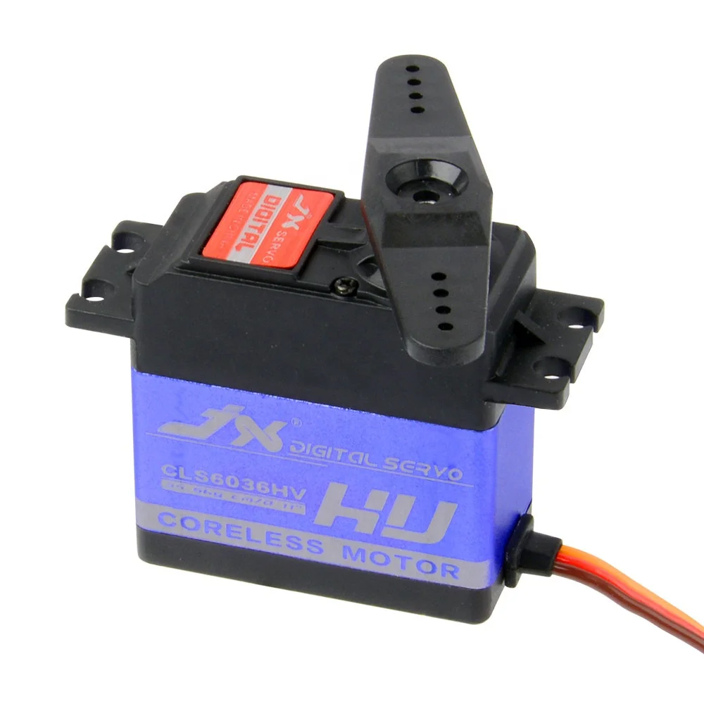 JX Servo CLS6036HV 36KG, servo numérique à couple élevé, coque en aluminium, engrenage métallique, moteurs sans noyau pour pièces d'avion hélicoptère RC