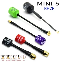 Lollipop 5.8G MINI5 Antenna 150mm RHCP SMA Suitable For Image Transmission VTX Receiving 7-10inch FPV Through Drone