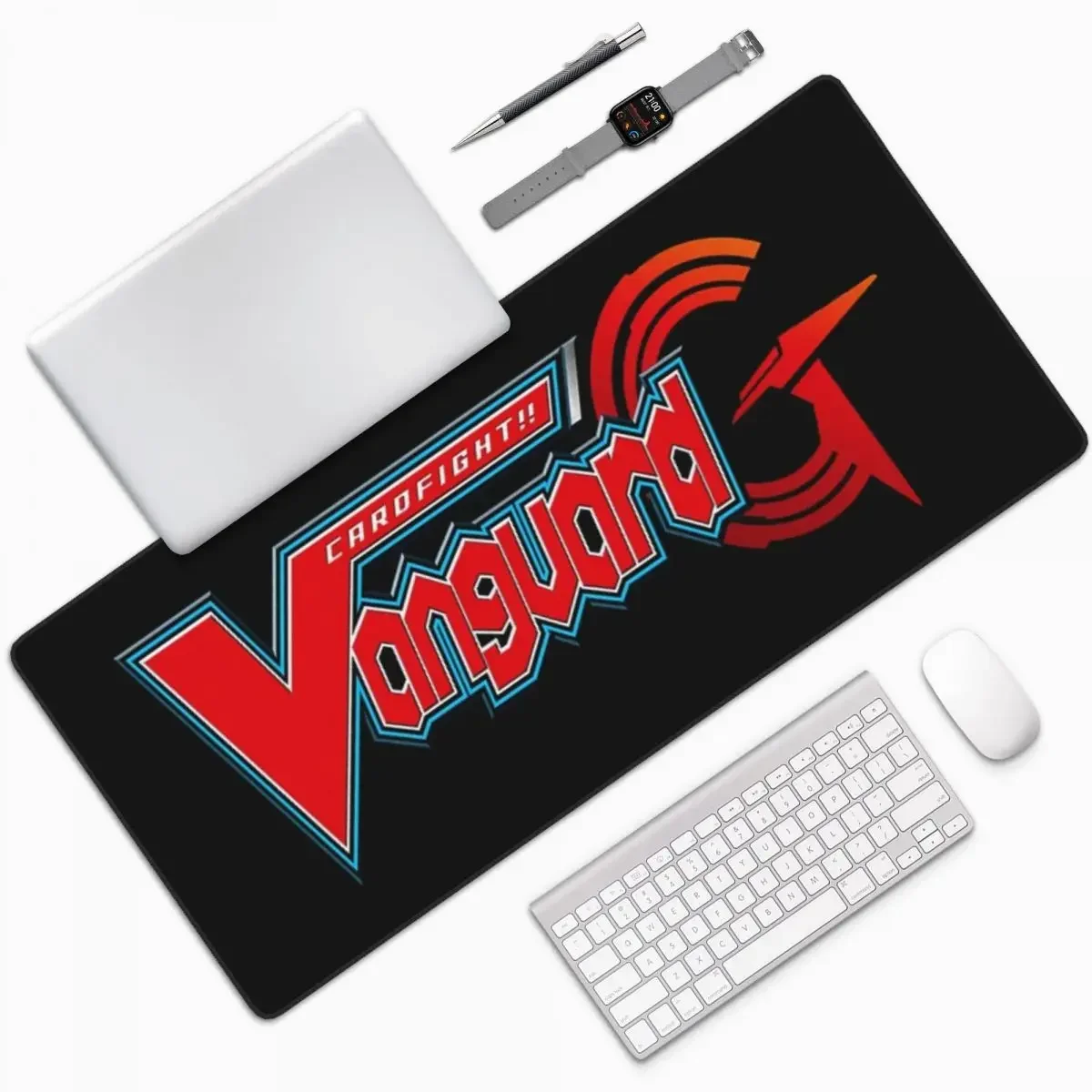

Кардфайт!! Большой коврик для мыши с логотипом Vanguard, компьютерная клавиатура, коврик для мыши, игровой коврик для ноутбука, офисные аксессуары, настольные коврики