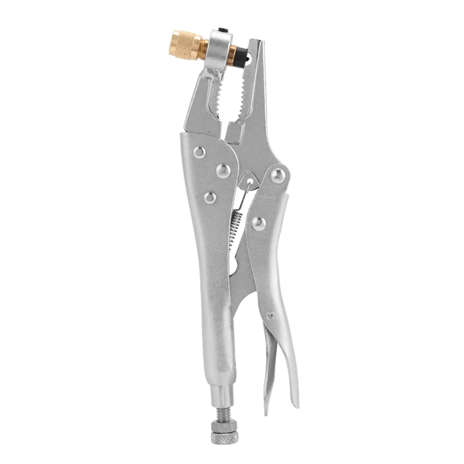 1/4 inch SAE Interface Steel Air Conditioner Refrigerant Recovery Plier CH-308 Sturdy Durable Refrigeration Tube Locking Plier