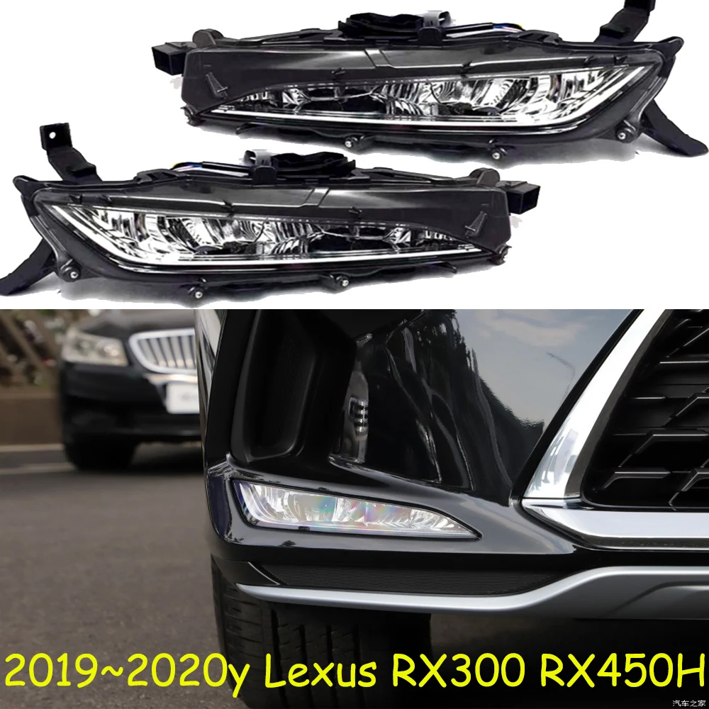 

1pcs car accessories bumper headlight for Lexus RX300 fog light lamp 2019~2020y for Lexus RX450H daytime head lamp