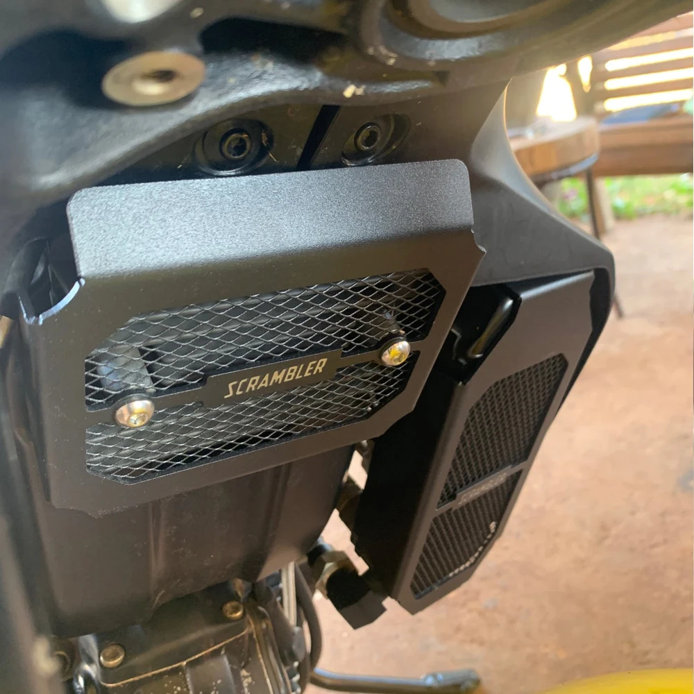 2025 Scrambler800 Radiator Oil Cooler Grille Rectifier Voltage Regulator Guard Protector Set For DUCATI Scrambler 800 2015~2024