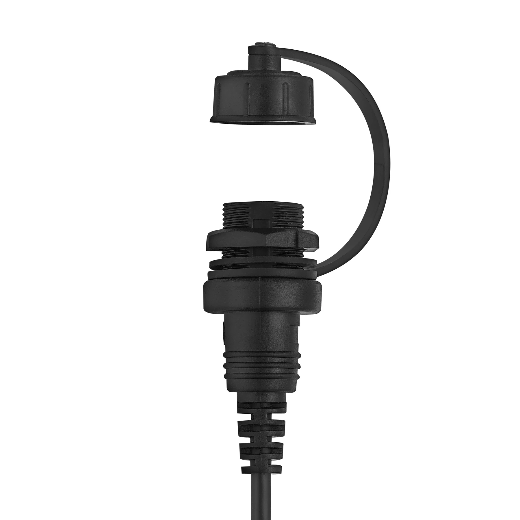 Bochara Micro USB 2.0 Đực Sang Cái Bảng Điều Khiển Xả Bảng Điều Khiển Gắn Cáp Nối Dài Dùng Cho Xe Ô Tô, Xe Tải Thuyền Xe Máy 30Cm