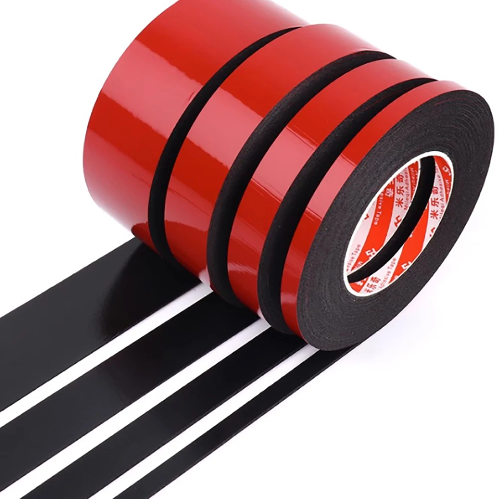 Sponge Double-Sided Adhesive High Viscosity Foam Shock-Absorbing Anti-Collision Adhesive Black Fixed Double-Sided Adhesive