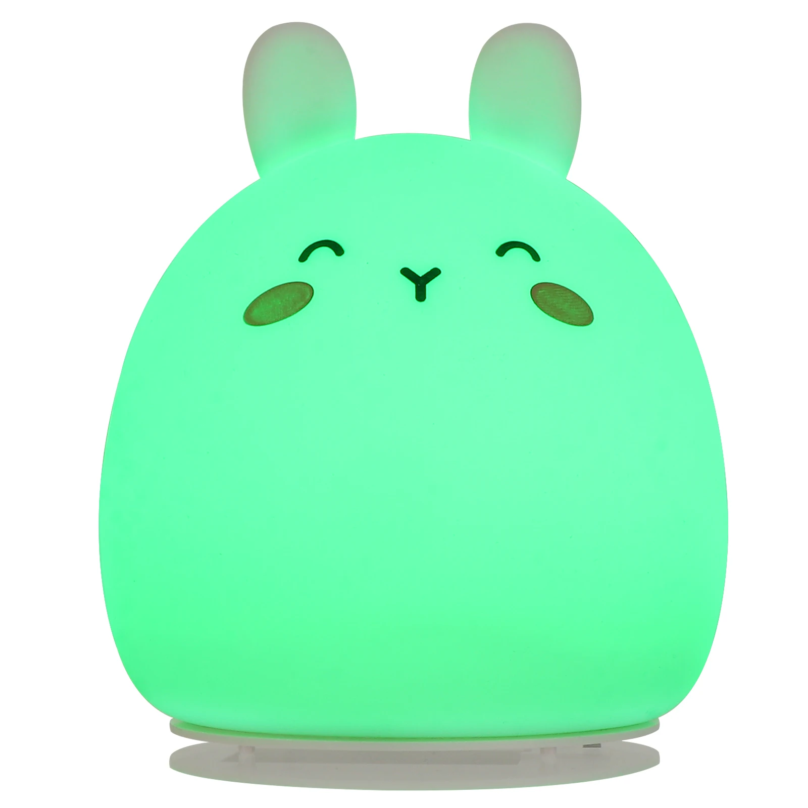 

Rabbit Night Light USB LED Lamp Silicone Baby Room Table Light Adorable Decoration Color Changing Dimming Warm Breastfeeding