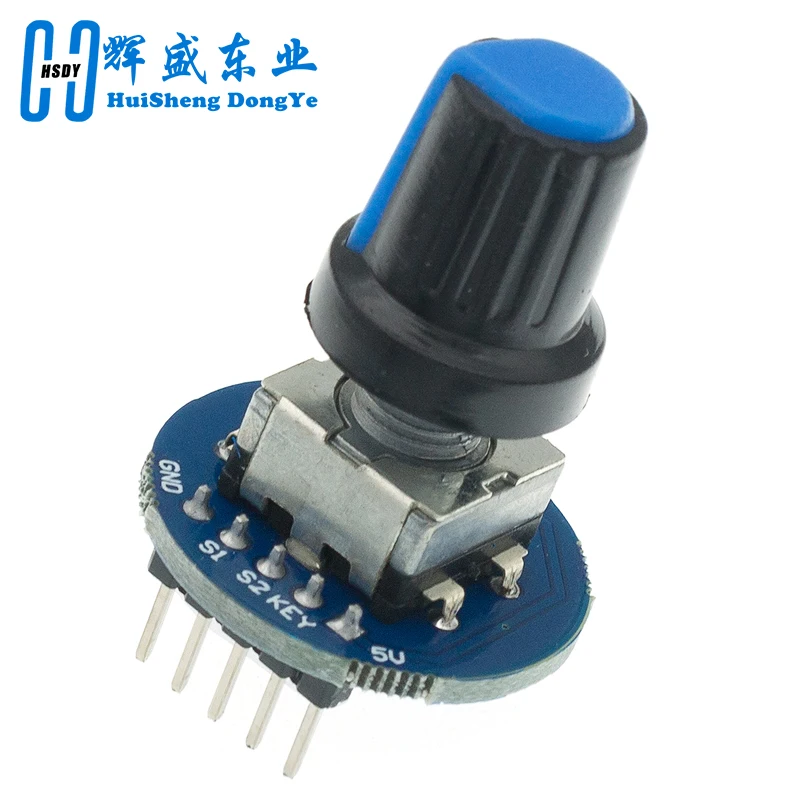 Rotary Encoder Module for Arduino Brick Sensor Development Round Audio Rotating Potentiometer Knob Cap EC11