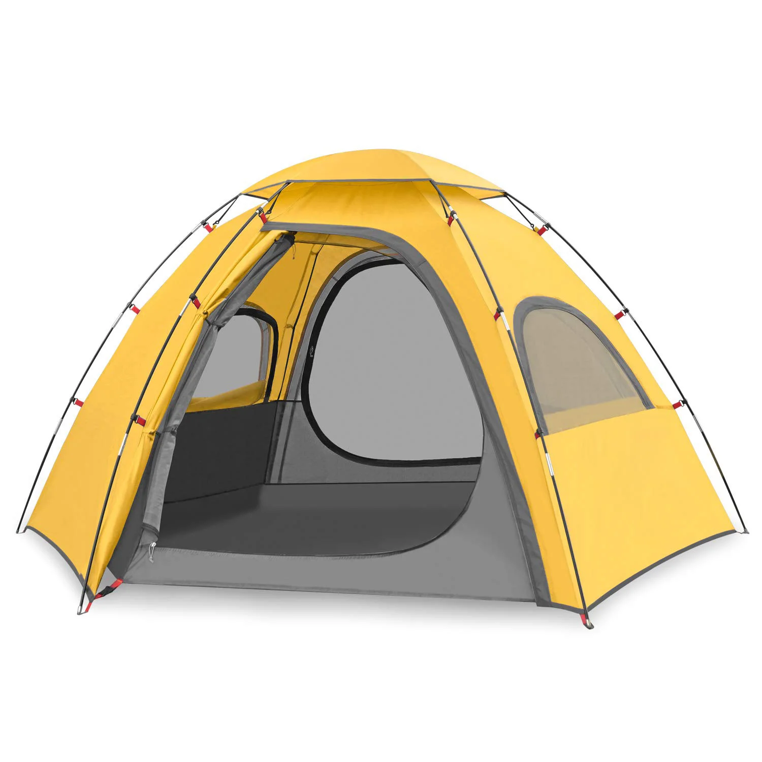 

Outdoor Camping Tent 2-person Waterproof Camping Tent Easy to Install 2-person Tent Sunshade 2-person