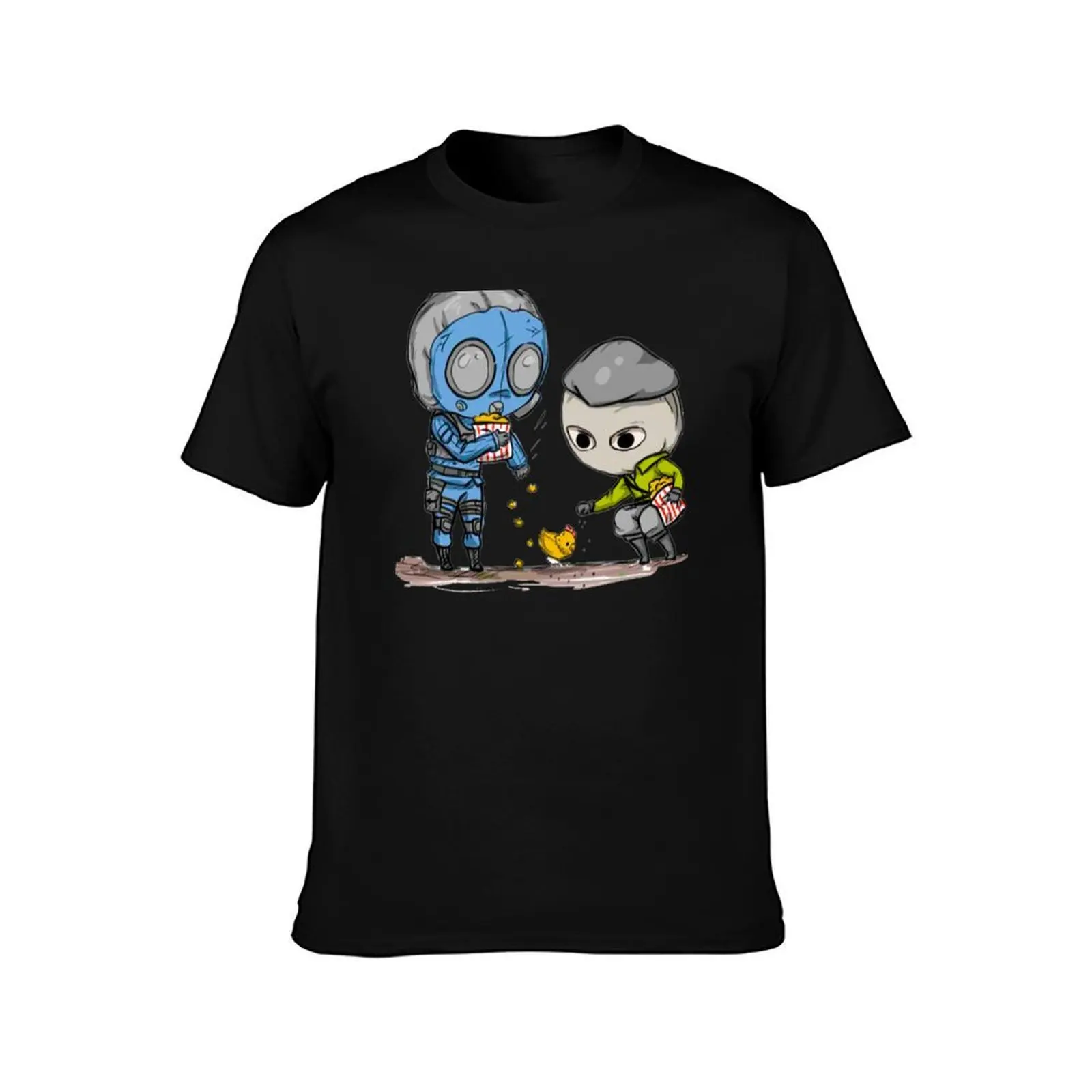 CSGO cute counter terrorist and terrorist friends T-Shirt, Summer Casual Cotton Tee, Oversized Streetwear Tops, Unisex Men Women
