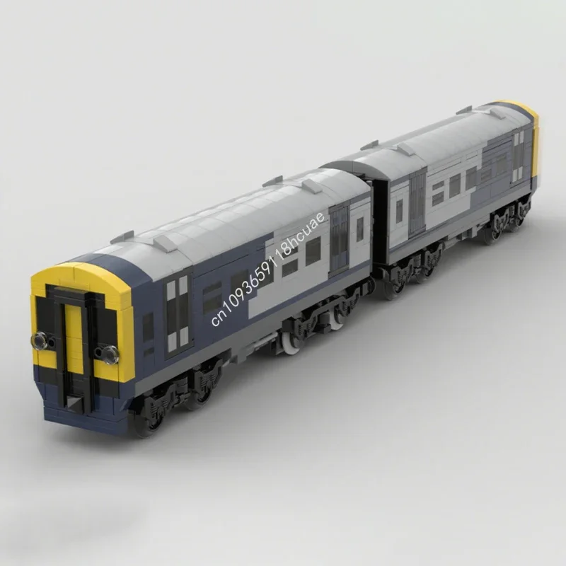 

Набор строительных блоков MOC Class 158: Поезд DMU с двумя вагонами (963 детали) – развивающая игрушка для STEAM-обучения, развития логического мышления и практических навыков, отличный подарок на Рождество.
