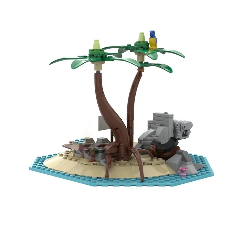 Pirate Fortress Model Moc Building Blocks Pirates Bad Day Model Technology Bricks DIY Assembly Holiday Construstion Toys Gifts