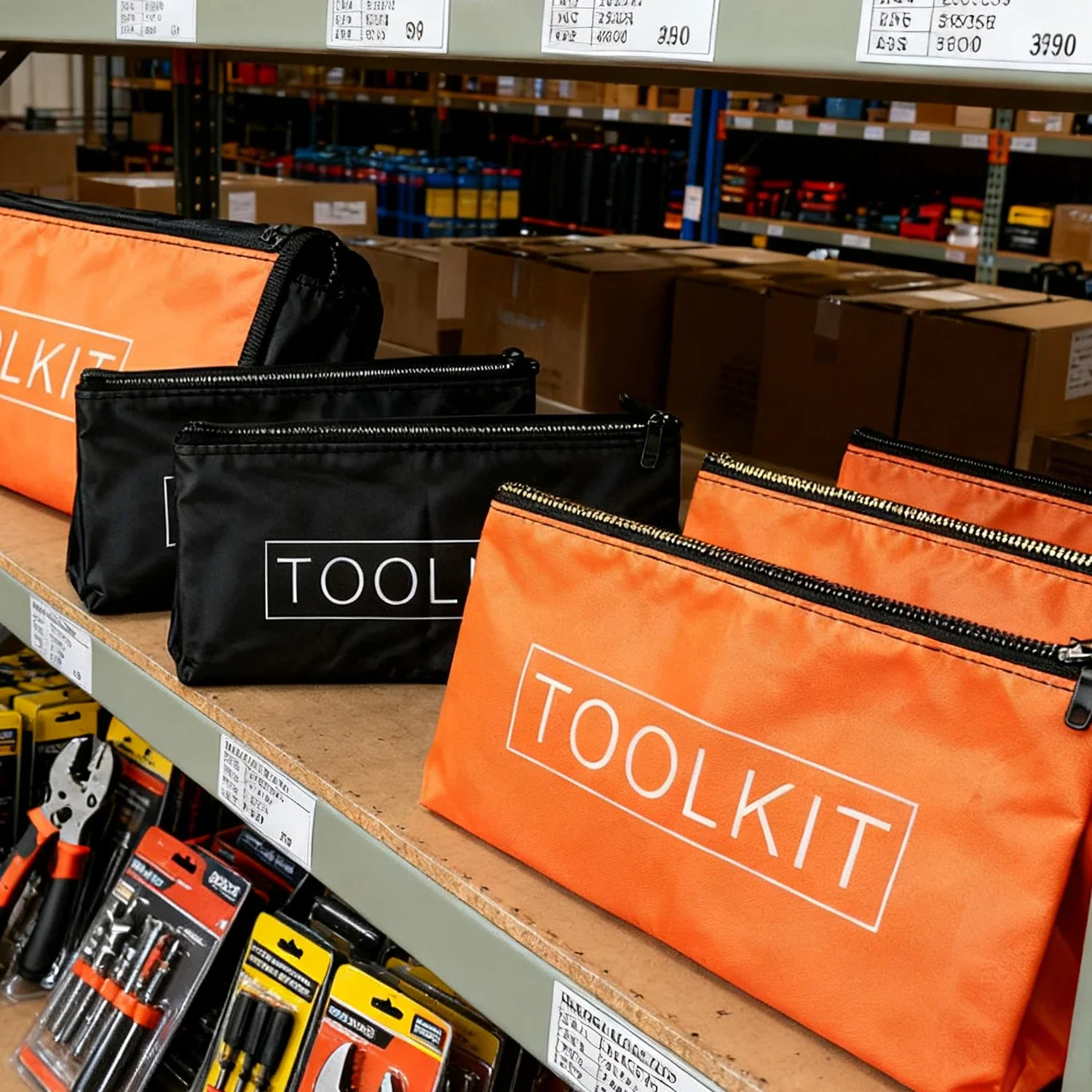 10/1 Stück Tragbare Werkzeugtasche mit Großer Kapazität, Wasserdichte Oxford-Aufbewahrungstasche, Multifunktionale Hardware-Werkzeugtasche – Detail 3