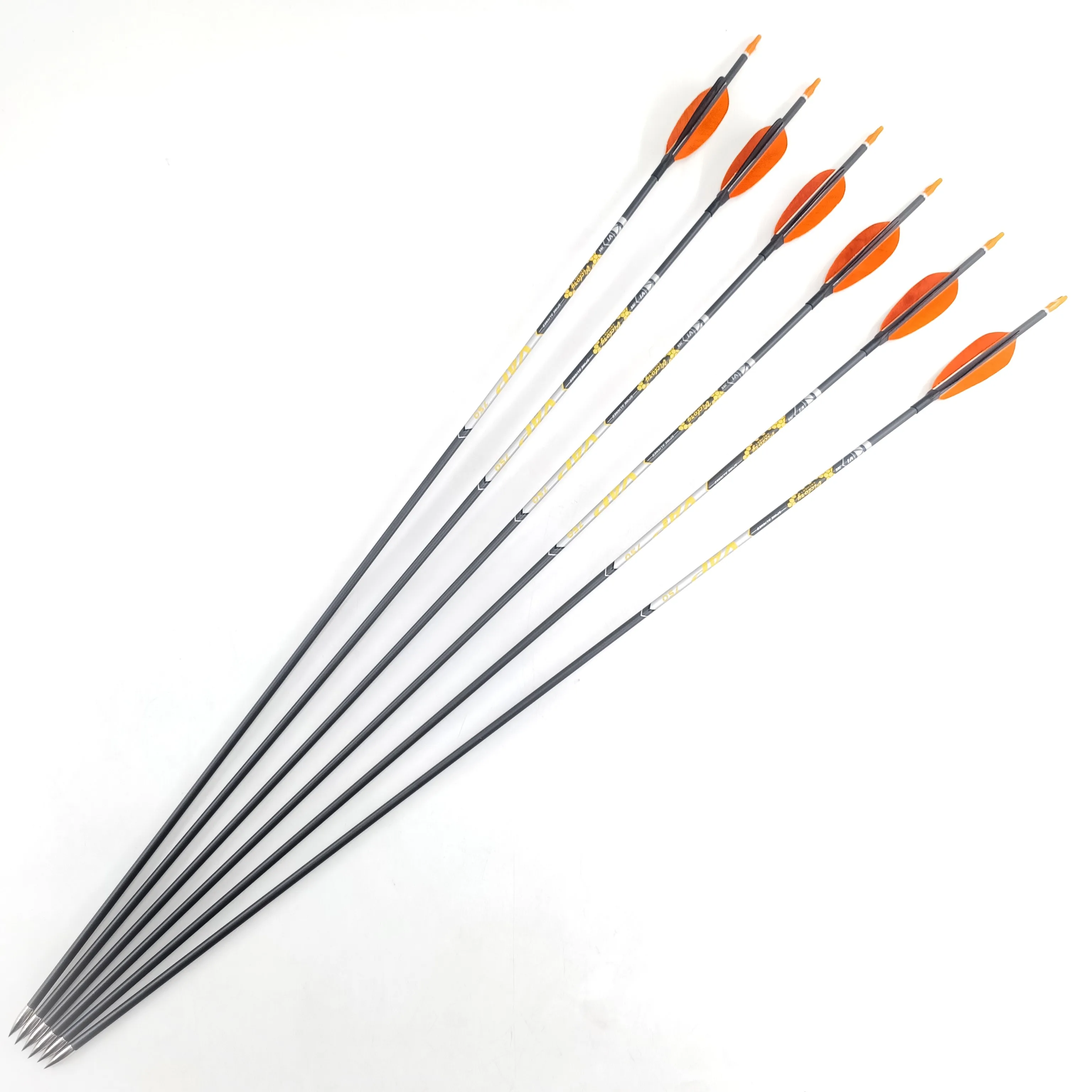 

Spine350-900 Archery Hunting Carbon Arrows for Compound Recurve Bow Longbow