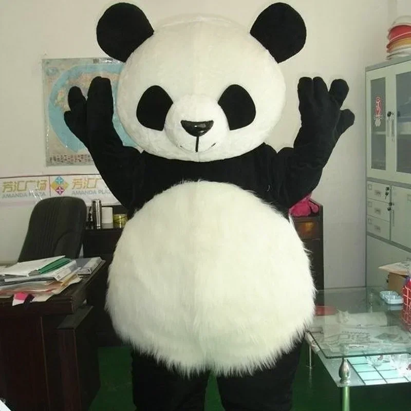 Simbok Giant Panda Mascot Cartoon Cosplay Costume Advertising Walking Prop Activity Party Play Head Clothing