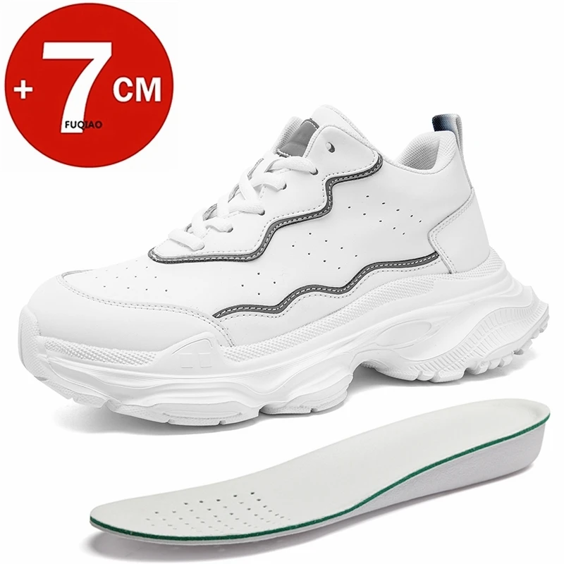 

Кроссовки на платформе 7 см для увеличения роста, унисекс, в стиле «папины кроссовки», для пар, удобные, нескользящие, спортивные, для мужчин и женщин